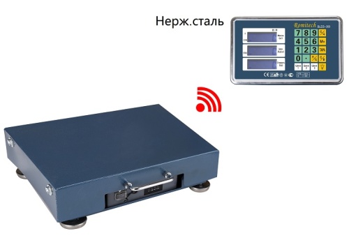 Весы Romitech BLES-150 ECO (150кг/50г; 300х400) Т платформенные беспроводные