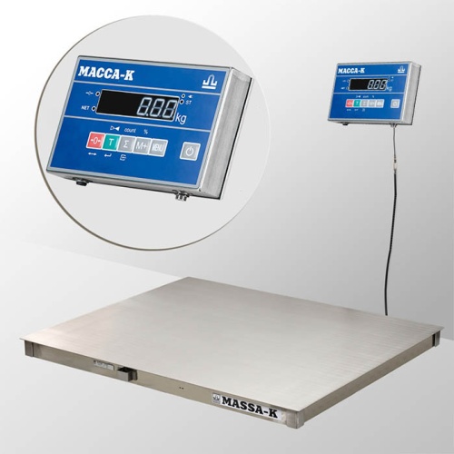 Весы платформенные 4D-PM.S-12/10AB_1500 нержавеющая сталь